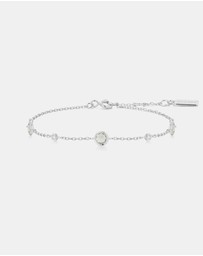 Ania Haie - Silver Mint Green Station Bracelet