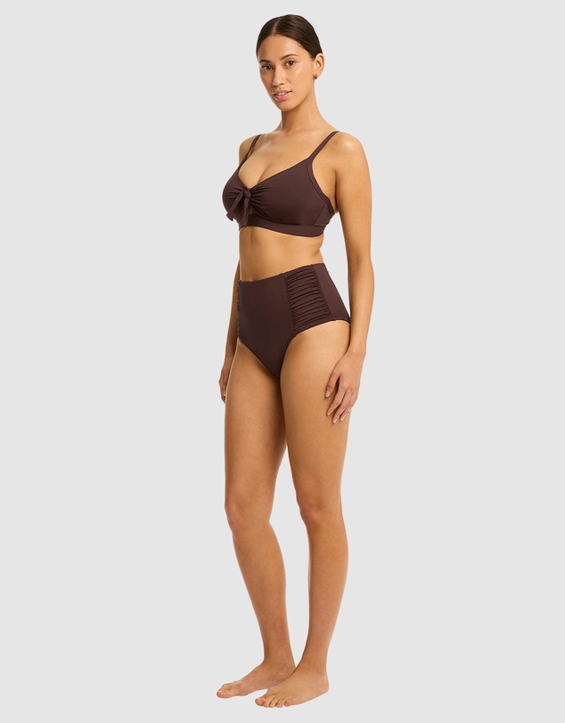 Sea Level Australia - Essentials Edit High Waist Gathered Side Pants