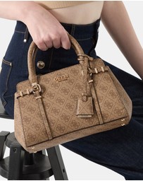 GUESS - Leona Logo Small Multi Compartment Satchel Bag