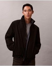 Calvin Klein Jeans - Allover Emblem Logo Reversible Jacket
