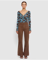 KIVARI - Nieve Mesh Top