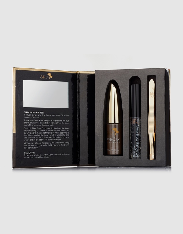 Silk Oil of Morocco - Fibre Brow Enhancer Kit - Extra Dark