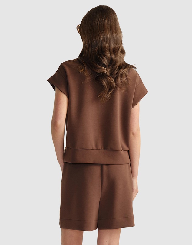 Decjuba - D-Luxe Neoprene Half Zip Top