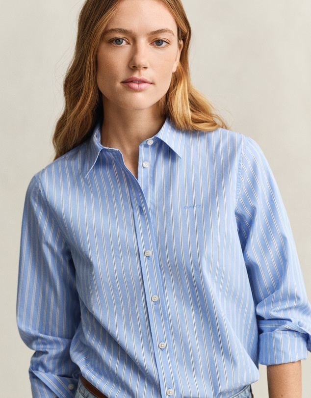 Gant - Classic Poplin Striped Shirt