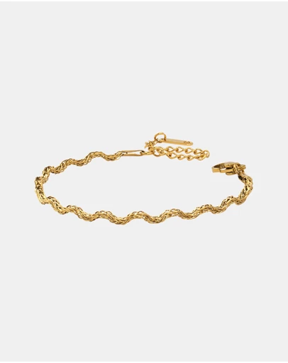 Zoe Olivia - Waterproof Solara Textured Wave Bracelet