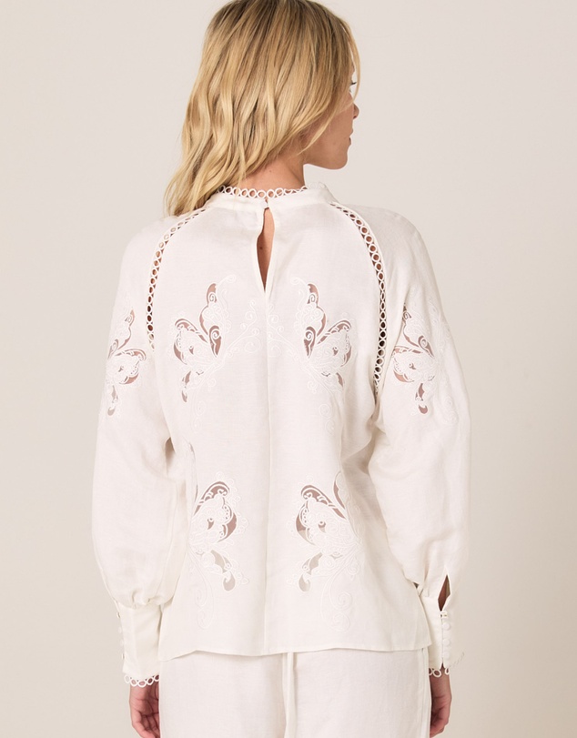 Fate + Becker - Aven Embroidered Blouse