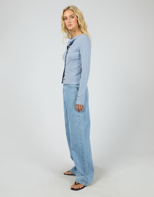 All About Eve - Sami Stripe Long Sleeve Top Blue