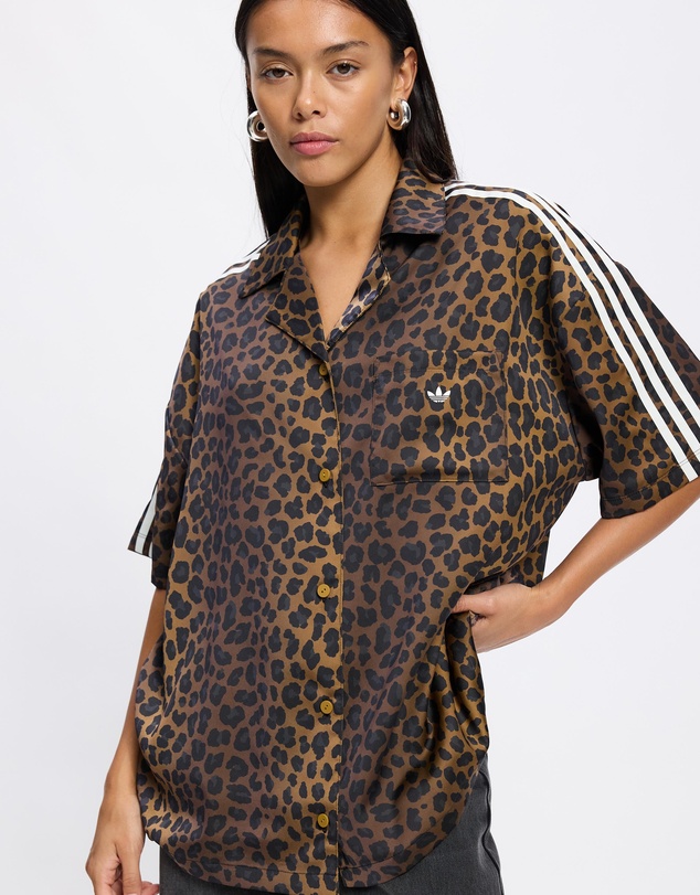 adidas Originals - Leopard Satin Shirt