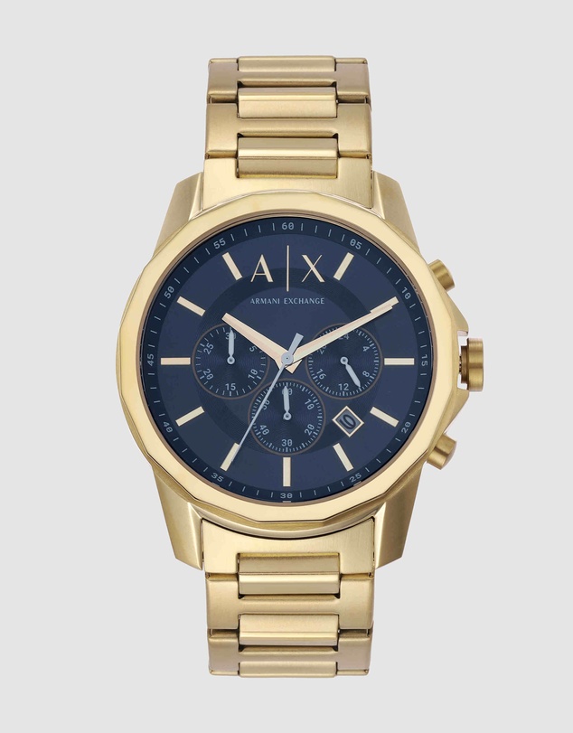 Armani Exchange - Gold Tone Chronograph Watch