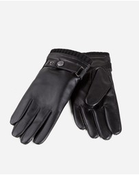 Ozwear Connection Uggs - Ugg Mens Silver Stud Tab Glove (Touch Screen)
