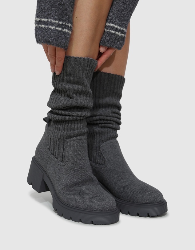 Belle & Bloom - Tokyo Lights Rib Sock Boot