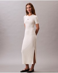 Calvin Klein Jeans - Modal Stretch Rib Midi Dress