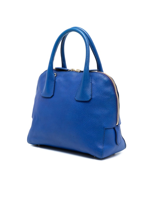 Pre-Loved by Azura Reborn - Pre-Loved Small Grained Calfskin Greenwood Satchel