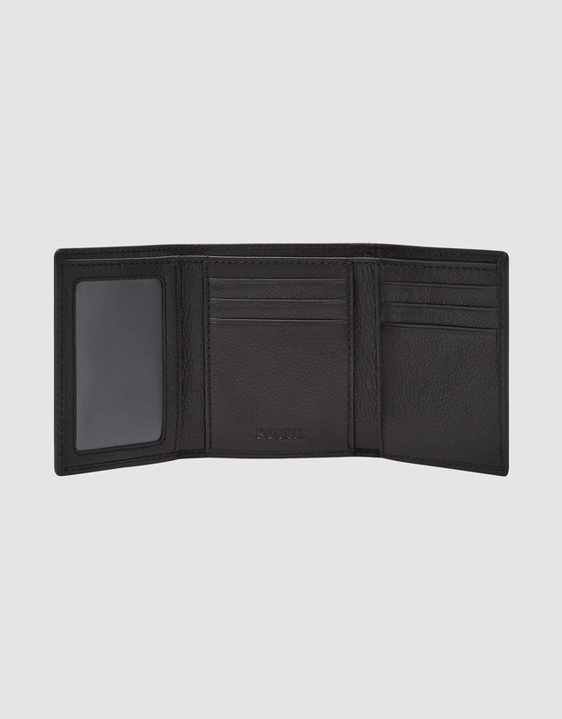 Fossil - Lufkin Black Wallet