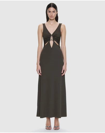 Christopher Esber - Droplet Crystal Loophole Tank Dress