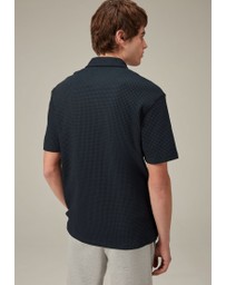 NEXT - Textured Waffle Polo Shirt