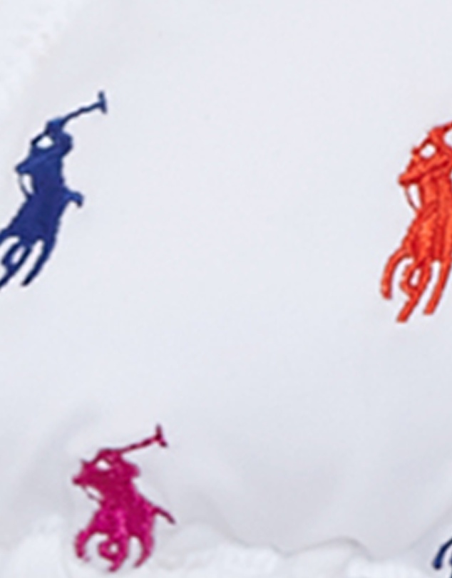 Polo Ralph Lauren - Logo Icons Embroidered String Halter Triangle Bikini Top
