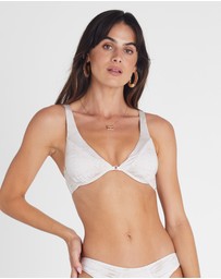 Aqua Blu Australia - Serpentine Linda Bikini Top