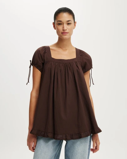 Cotton On - Eliza Babydoll Tunic Top