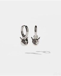 Meadowlark - Cat Charm Earrings
