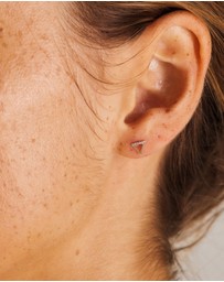 Luna Rae - Solid Gold - Water Element Diamond Studs