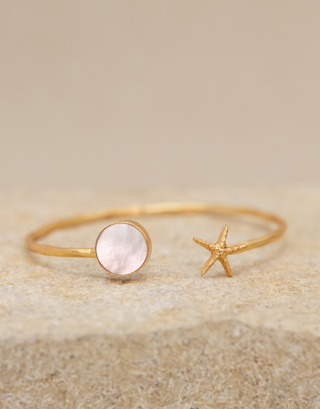 Meshca - Bayside Natural Pearl Cuff