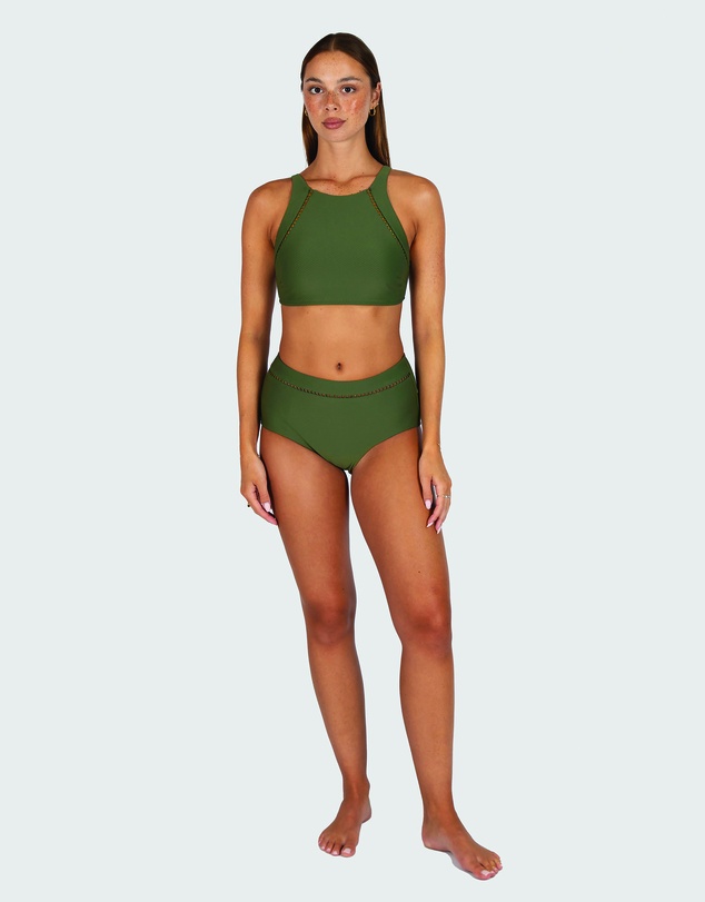 Baku Swimwear - Rococco High Neck Bikini Bra Top