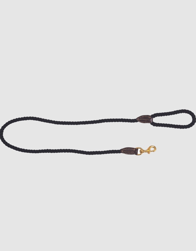 Mog & Bone - Classic Rope Dog Lead (1.2m) - Black