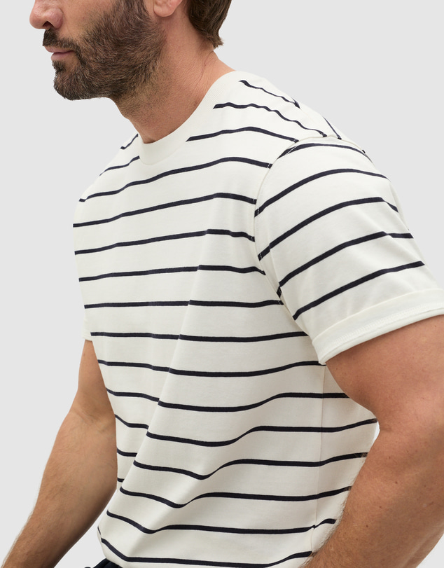 Seed Heritage - Stripe Crew Tee