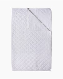 Living Textiles - Smart-Dri Waterproof Mattress Pad - White (Large)