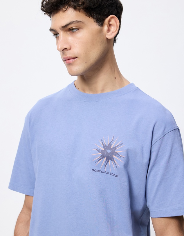 Scotch & Soda - Front And Back Artwork Relaxed Fit T-Shirt
