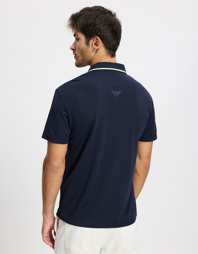 Emporio Armani EA7 - Train Golf Colour Block Stripe Polo