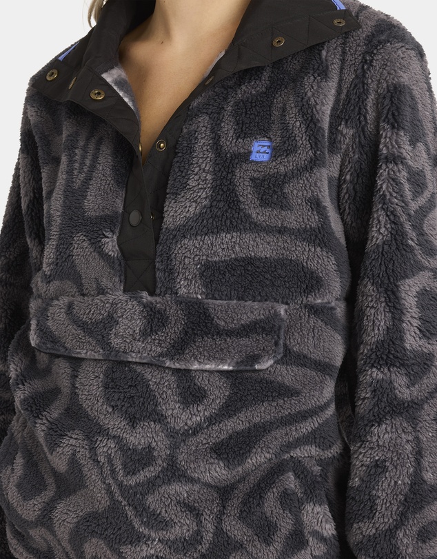 Billabong - Womens Switchback Mock Neck Fleece Top