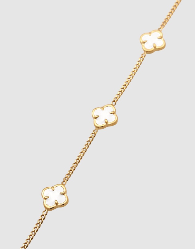 Elli Jewelry - Lucky Charm Bracelet in Gold-Plated 925 Silver