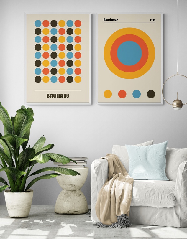 Inka Arthouse - Bauhaus Set of 2 Art Prints