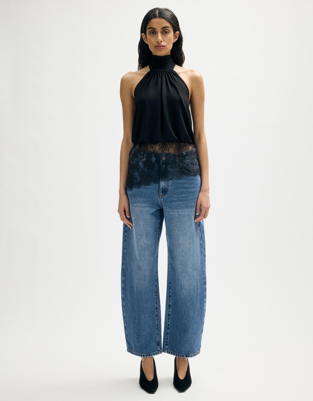 Minima Esenciales - Quentin Mid Rise Barrel Leg Jeans