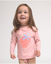 Crywolf - BABY RASH VEST Summer Strawberry