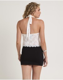 Alice In The Eve - Giselle Lace Halter Top