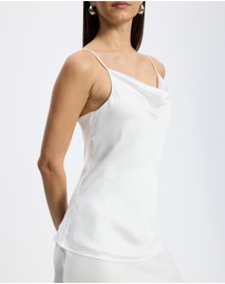 Mossée - Harper Cowl Neck Silk Top