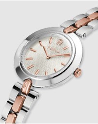 Furla - Furla Logo Links Silver Tone
