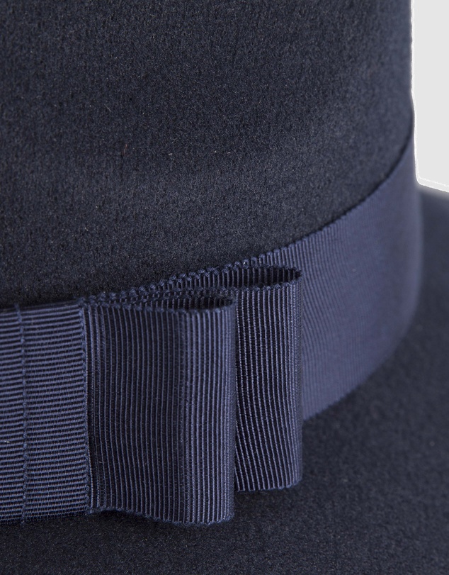 Max Alexander - Wide Brim Navy Winter Hat