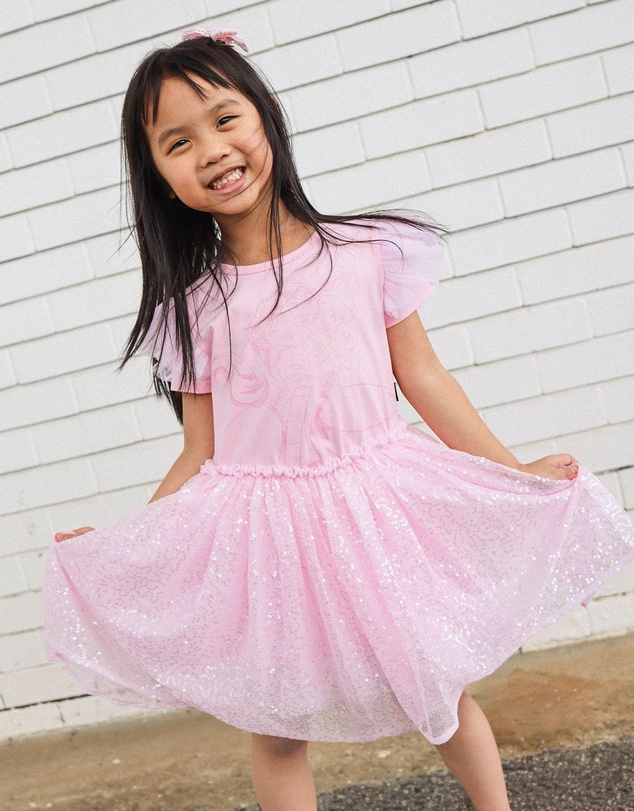 Rock Your Kid - Disney Princess Sparkle Dress - ICONIC EXCLUSIVE