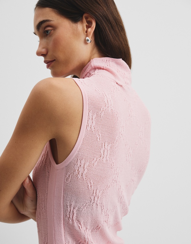 Country Road - Lace Knit Tank