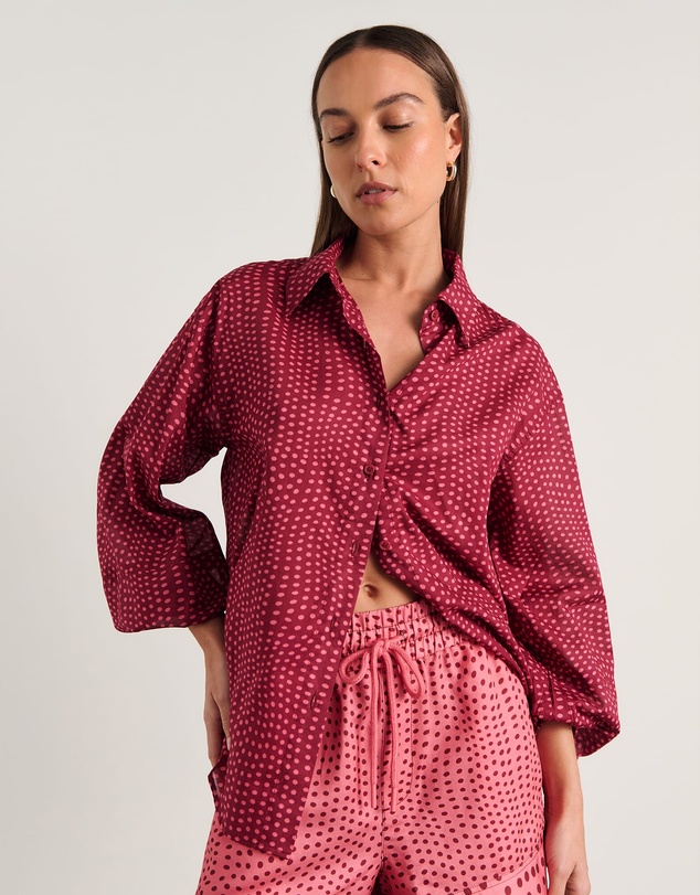 Jag - Ania Spot Long Sleeve Shirt