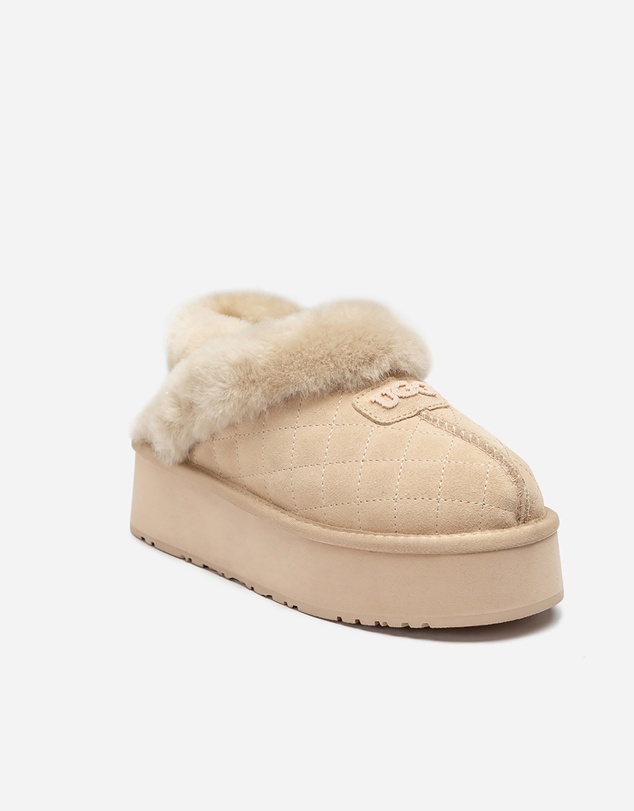 Ozwear Connection Uggs - Ugg Coquette Matelassé Logo Platform Slipper (Detachable Feature)