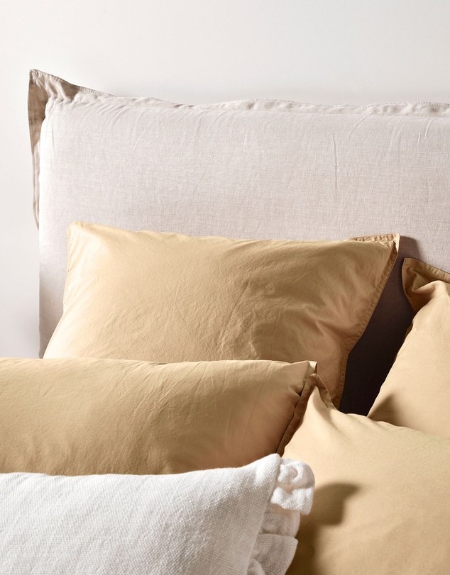 Aura Home - Evie Stonewash Organic Cotton Standard Pillowcase