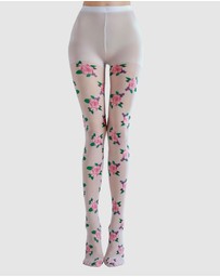 High Heel Jungle - Blushing Sheer Tights