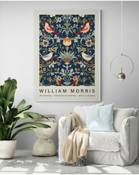 Inka Arthouse - Flowers & Birds by William Morris Art Print