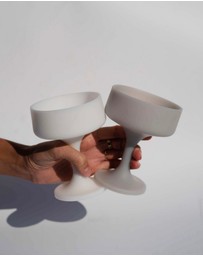 porter green - mecc | silicone unbreakable cocktail glasses