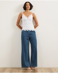 Atmos&Here - Sienna Jersey Lace Cami